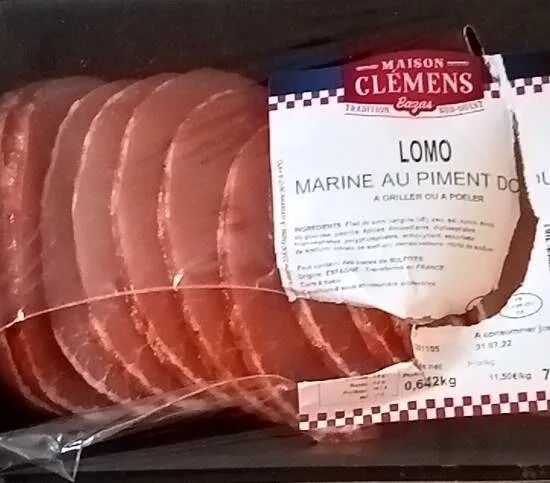 LOMO MARINÉ AU PIMENT DOUX