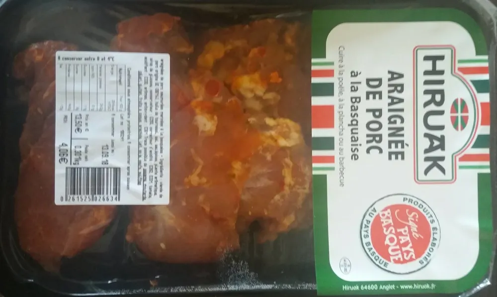 Araignée de porc a la basquaise