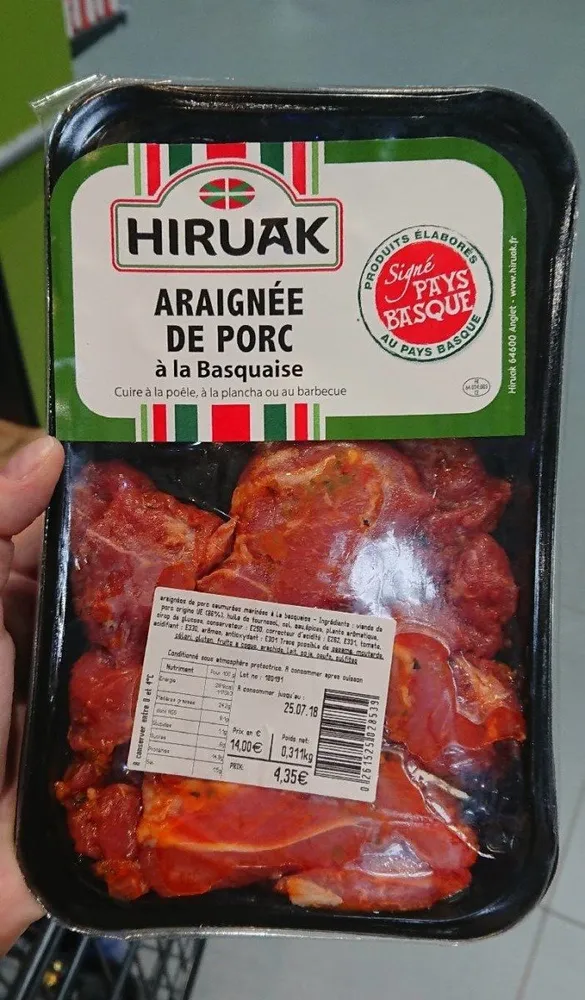 Araignée de porc à la Basquaise