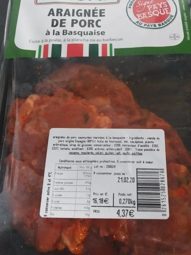 Araignée de porc