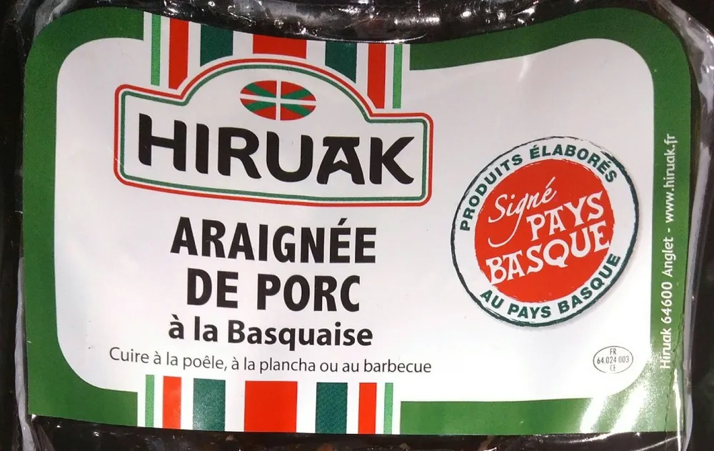 Araignée de porc à la basquaise