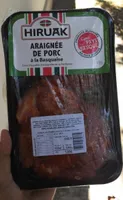 Araignée de porc à la basquaise