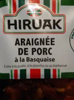 Araignée de porc à la basquaise