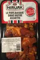 Areignées de porc marinées à la bascquaise