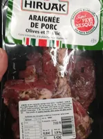 Araignée de porc olive et basilic