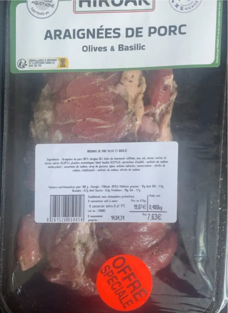 Araignee de porc