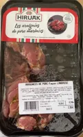 Les araignees de porc marinees