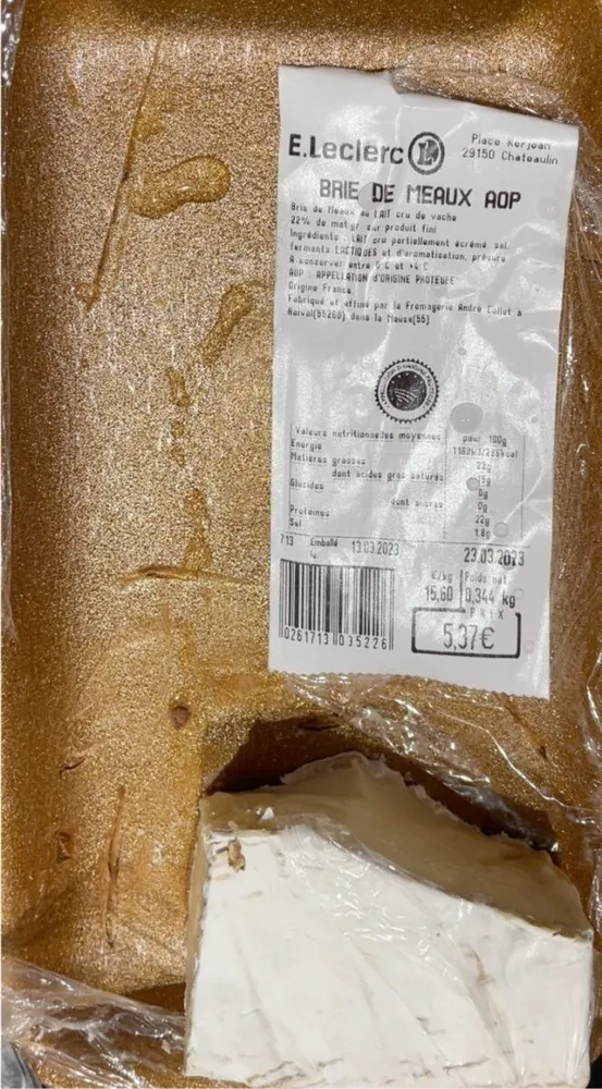 Brie de Meaux AOP