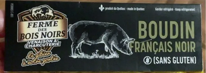 Boudin français noir