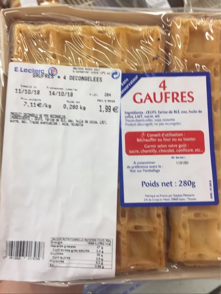 4 Gaufres