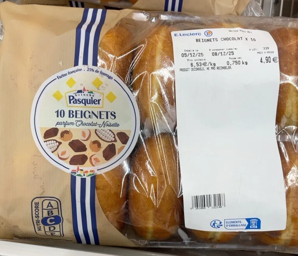Beignets (Parfum Chocolat-Noissette)