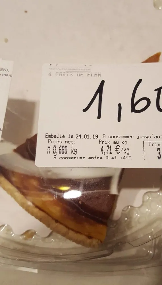 Parts de flan