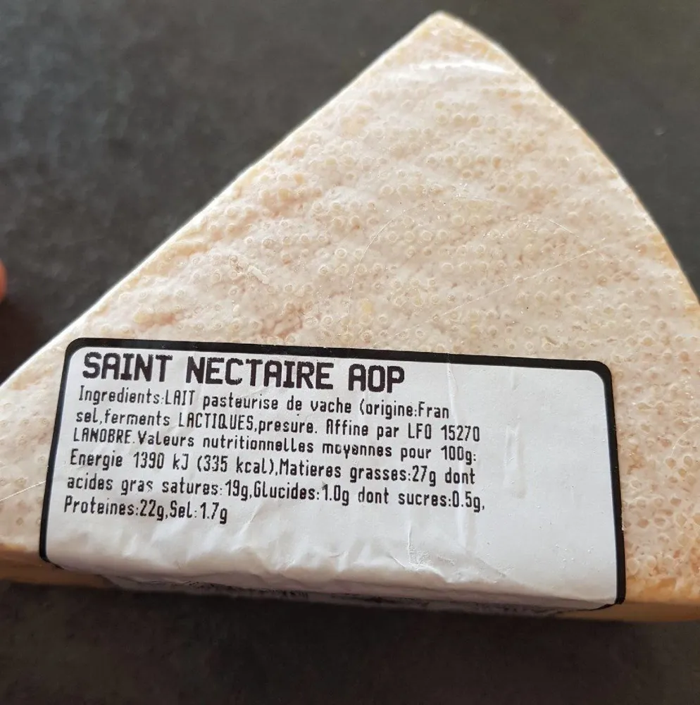 Saint nectaire aop
