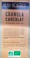 Granola chocolat noir et lait