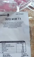 Crêpes nature