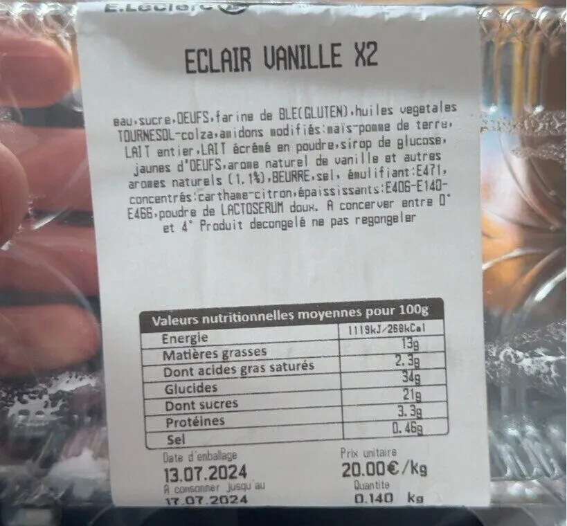 Éclair vanille