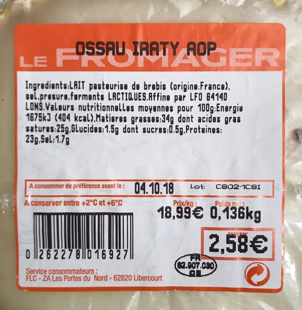 Ossau iraty aop
