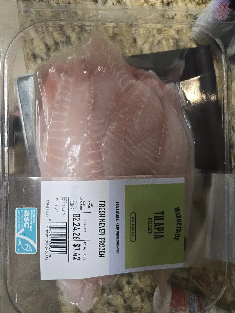 Tilapia Fillet Skinless