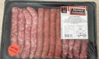 Chipolatas nature/herbes + merguez au sel de l'Ile de Ré
