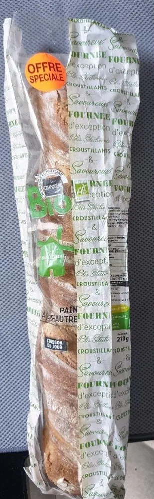 Pain à l l'épeautre