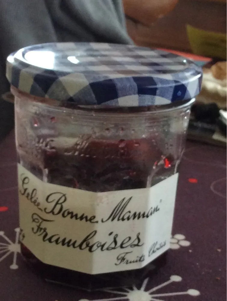 Gelée framboises Bonne Maman