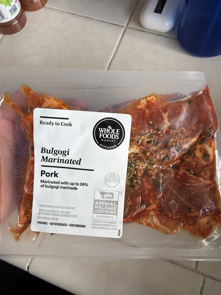 Marinated Pork bulgogi