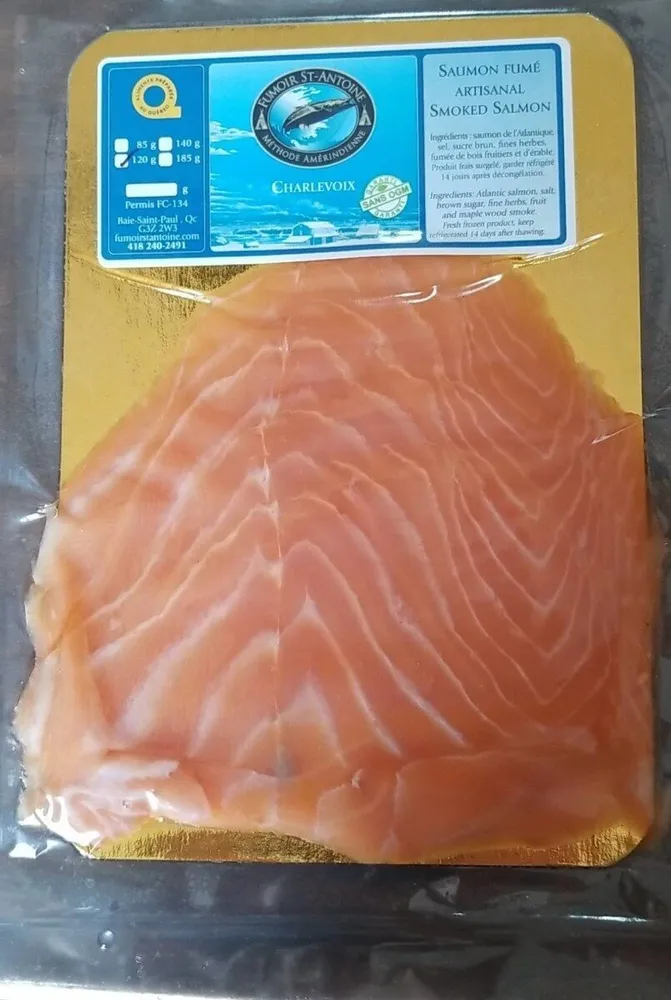 Saumon fumé artisanal