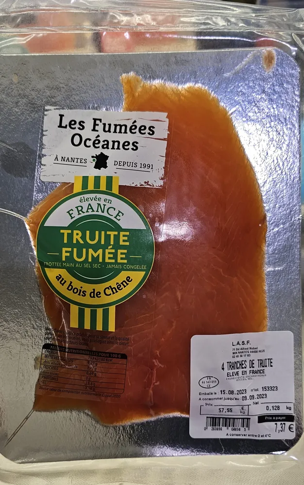 Truite fumée