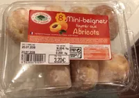Mini beignets fourrés aux abricots