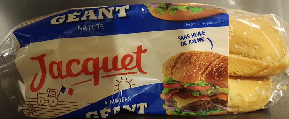 Pains burgers géants Jacquet