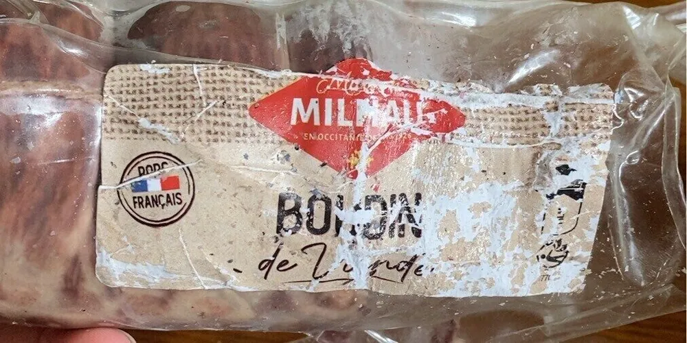 Boudin viande unite