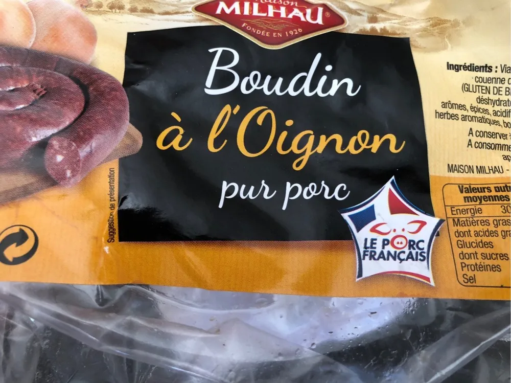 Boudin oignon