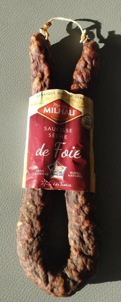 Saucisse sèche de foie
