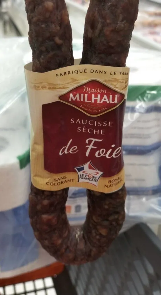 Saucisse sèche de foie