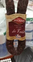 Saucisse sèche de foie