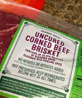 Uncured corned beef brisket
