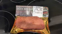 Duck breask boneless smoked, uncooked