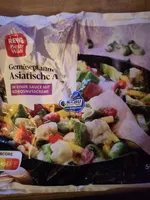 Gemüsepfanne Asiatische Art in einer Sauce mit Kokosnusscreme