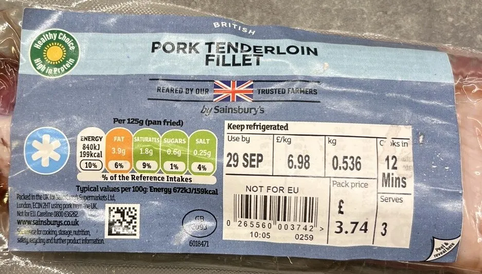 Pork Tenderloin Fillet