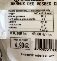 Cremeux des vosges