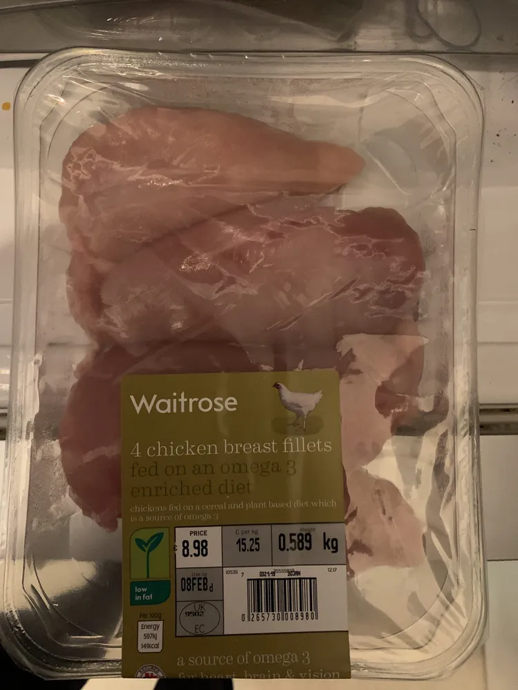 4 chicken breast fillets