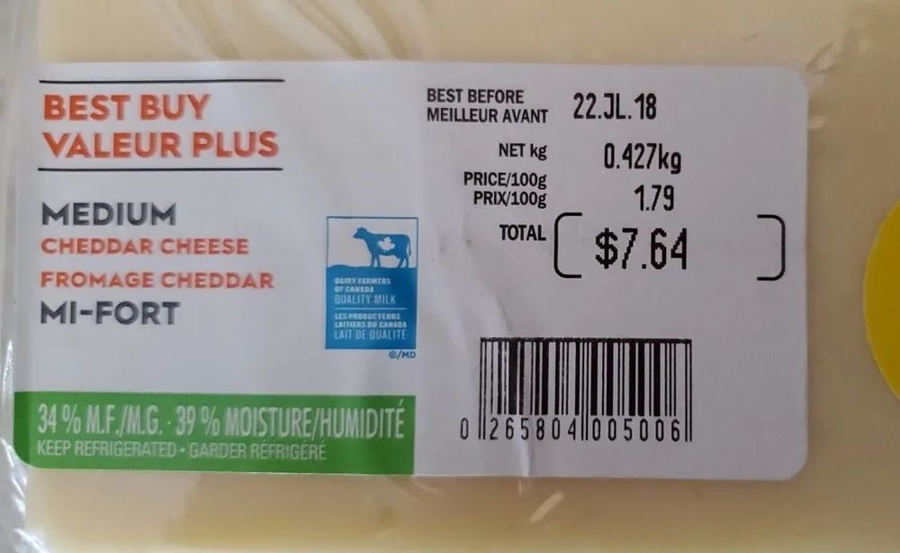 Cheddar cheese