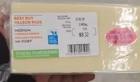 Medium cheddar cheese