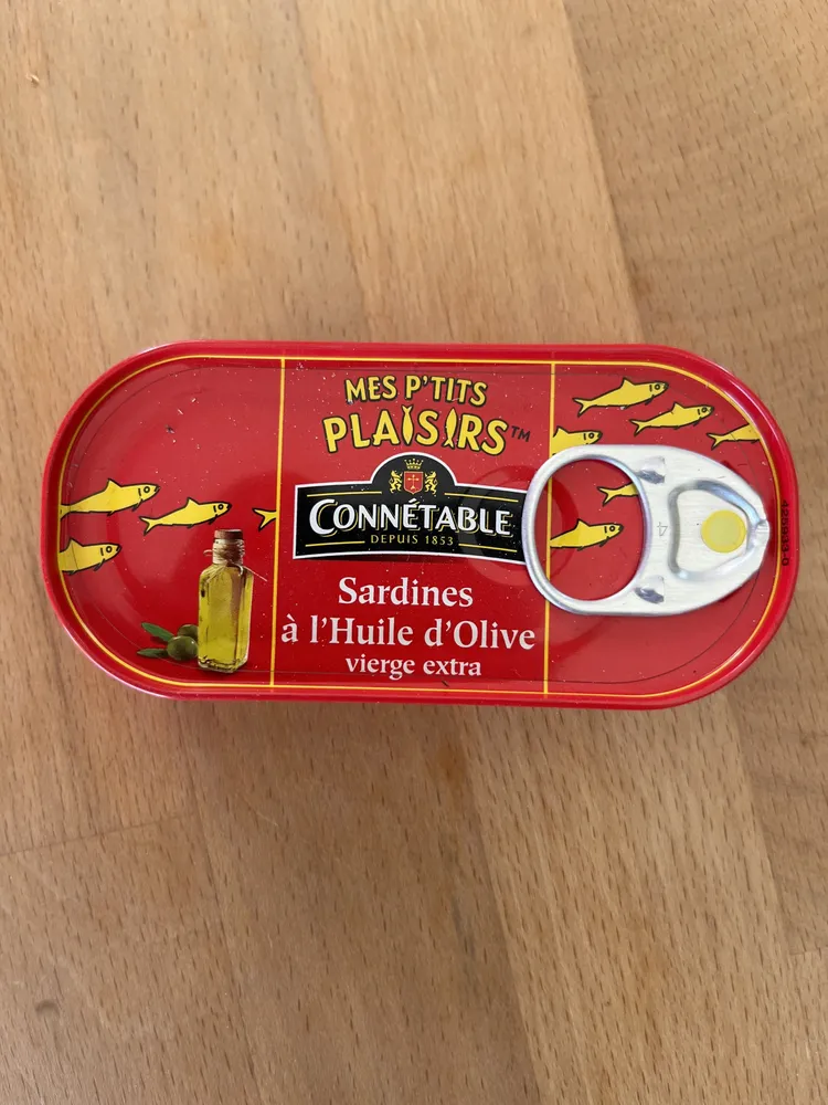 Sardines à l’huile d’olive vierge extra