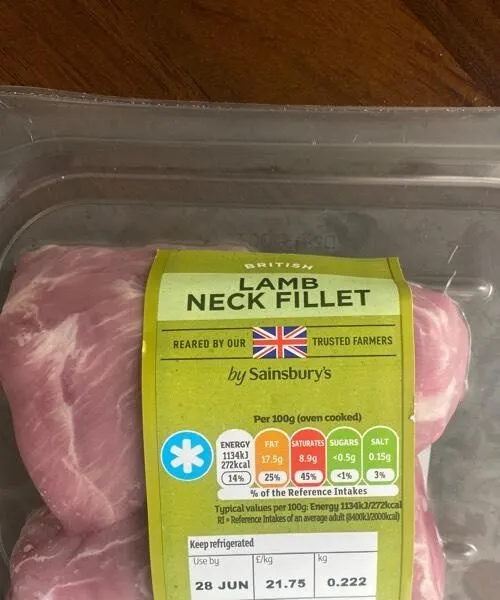 Lamb Neck Fillet