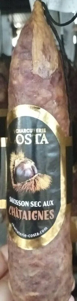 Saucisson sec au châtaignes