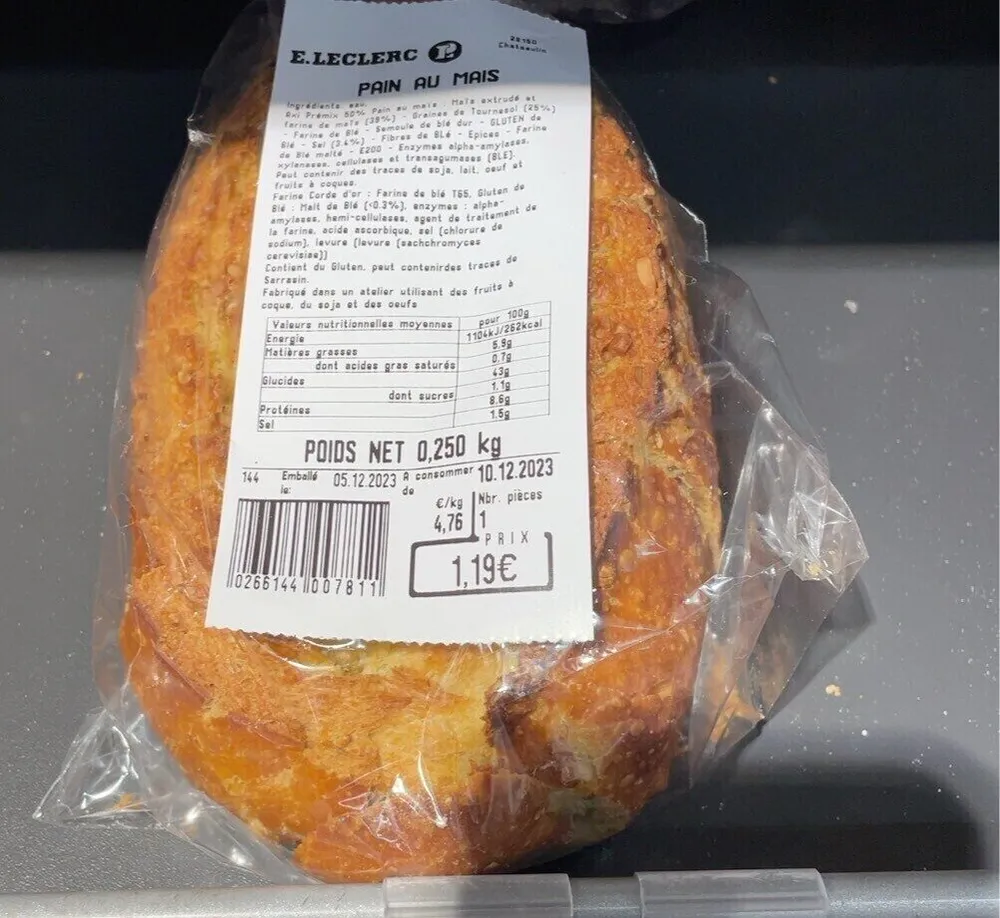 Pain au maïs