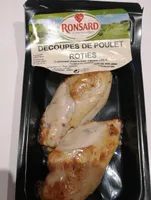 Decoupes de poulet roties