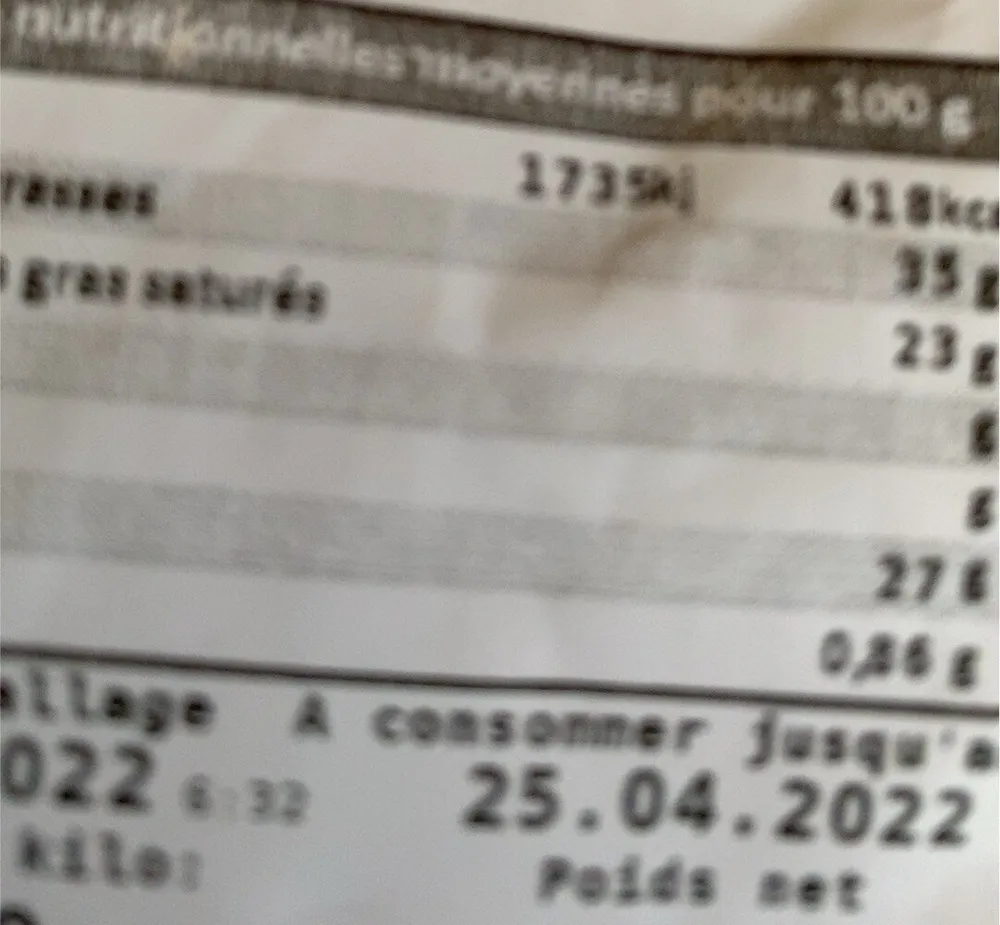 Comté fruité centenaire