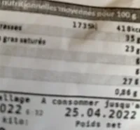 Comté fruité centenaire
